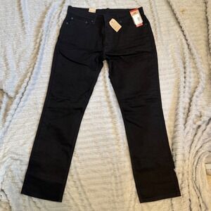 Levi's 511 Slim Fit Black Jeans Mens 36x32 Button Fly Cotton New With Tags